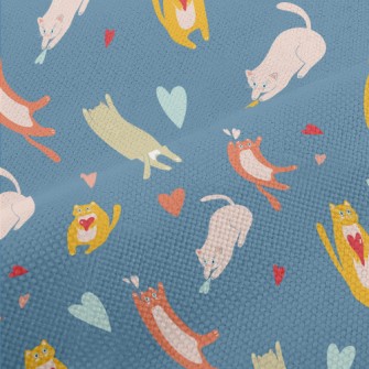 Cat Chasing Love Performance Linen