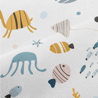 Simple Cute Marine Life Performance Linen