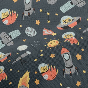 Space Cats In The Universe Performance Linen