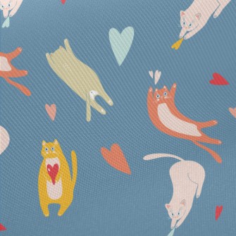Cat Chasing Love Twill