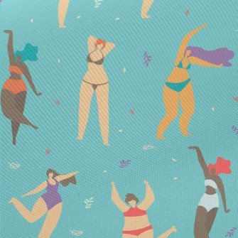 Women In Bikinis Twill