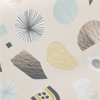 Line Stripes Geometric Color B Twill