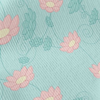 Three-dimensional Design Lotus Standard Corduroy