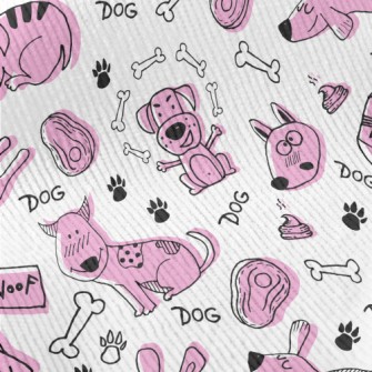 Doodle Pink Puppy Standard Corduroy