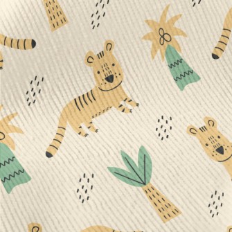 Cute Tiger Drawing By Children Standard Corduroy