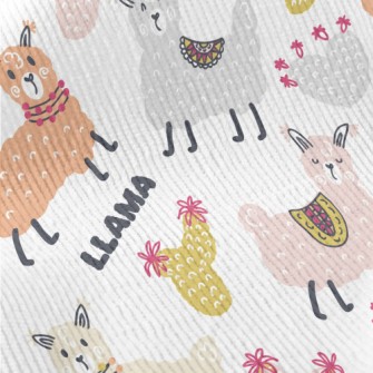 Doodle Cute Alpaca Standard Corduroy