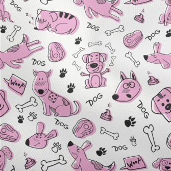 Doodle Pink Puppy Dobby