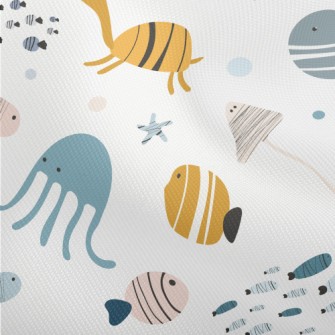 Simple Cute Marine Life Dobby