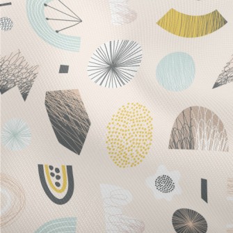 Line Stripes Geometric Color B Dobby