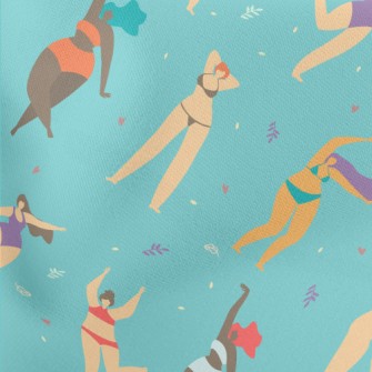 Women In Bikinis Stretch Ponte