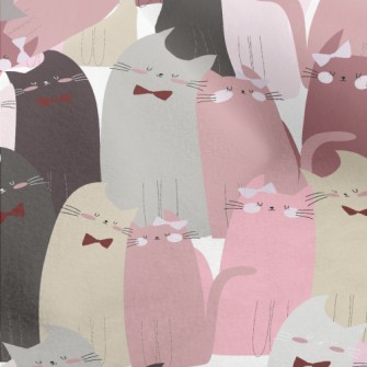 Love Cats Micro Fleece