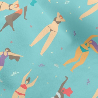 Women In Bikinis Micro Fleece