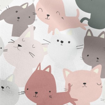 Colorful Cute Cat Micro Fleece
