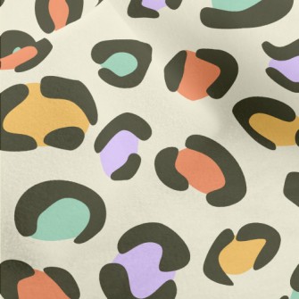 Colorful Leopard Print Micro Fleece