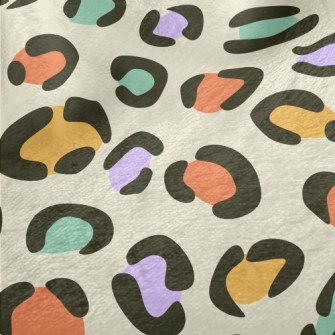 Colorful Leopard Print Minky