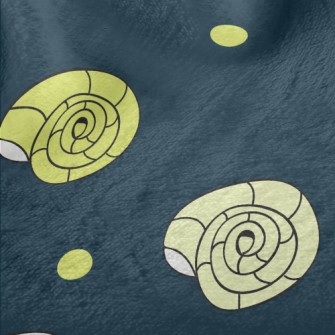 Yellow Series Shells Minky