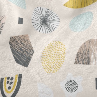 Line Stripes Geometric Color B Minky