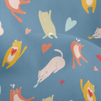 Cat Chasing Love Lightweight Performance Linen