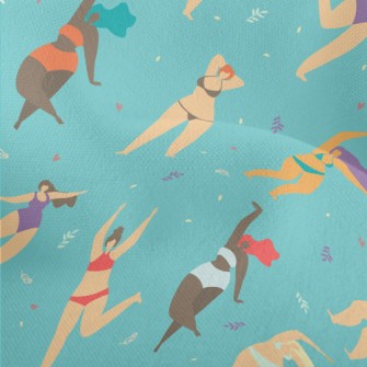 Women In Bikinis Lightweight Performance Linen
