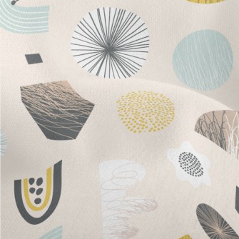 Line Stripes Geometric Color B Lightweight Performance Linen