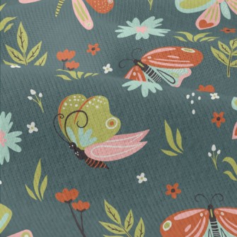 Brightly Colored Butterfly Modern Jersey