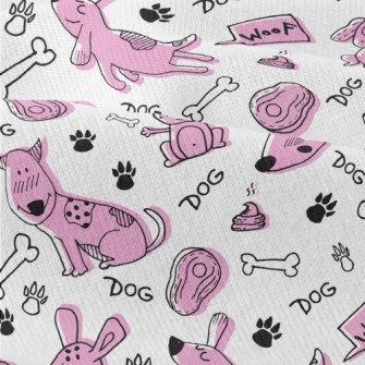 Doodle Pink Puppy Modern Jersey