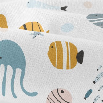 Simple Cute Marine Life Modern Jersey