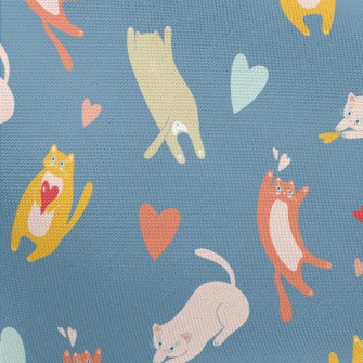 Cat Chasing Love Pongee