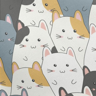 Children&#39;s Cute Cat Pongee