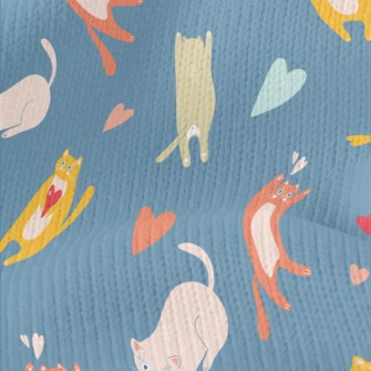 Cat Chasing Love Stretch Jersey