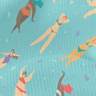 Women In Bikinis Stretch Jersey