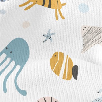 Simple Cute Marine Life Stretch Jersey