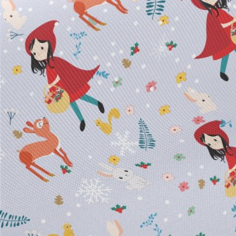 Little Red Riding Hood And The Midweight Cotton Poplin