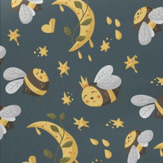 Queen Bee And Worker Bees Midweight Cotton Poplin