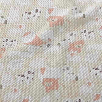 Simple Cute Pet Dog Birdseye Piqué