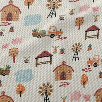 Leisure Happy Farm Birdseye Piqué