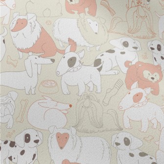 Simple Cute Pet Dog Chiffon