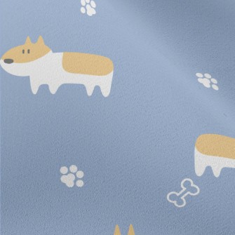 Cute Hand Drawn Corgi Chiffon