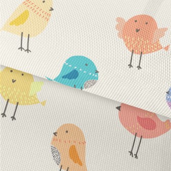 Colorful Birds Waterproof Oxford