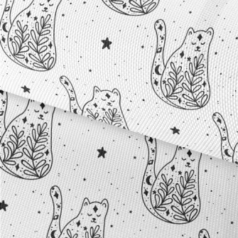 Starry Sky Grass Design Cat Waterproof Oxford