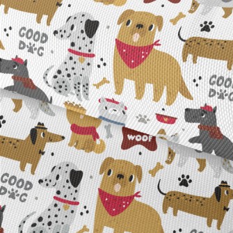 American Cute Dog Waterproof Oxford