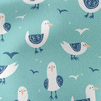 Cute Graffiti Seagull Waterproof Canvas