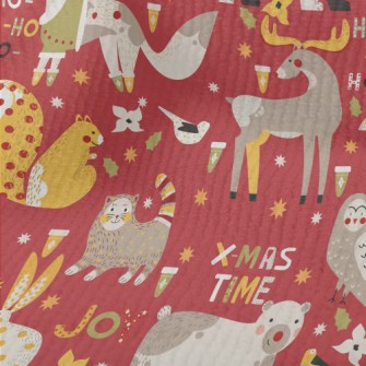 Christmas Animals Terry