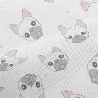 Big Eyes Cute Bulldog Performance Linen