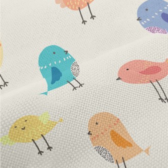 Colorful Birds Performance Linen