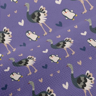 Clumsy Penguin And Ostrich Performance Linen