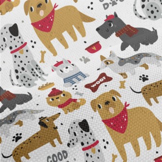 American Cute Dog Performance Linen