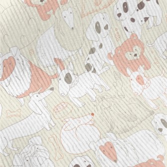 Simple Cute Pet Dog Standard Corduroy