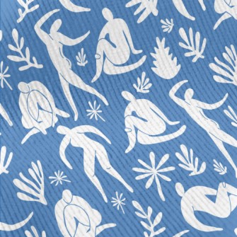 White Figures In Various Poses Standard Corduroy