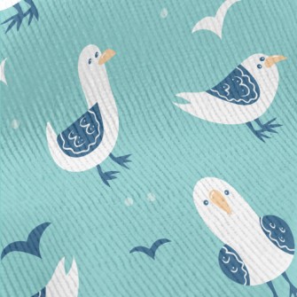 Cute Graffiti Seagull Standard Corduroy
